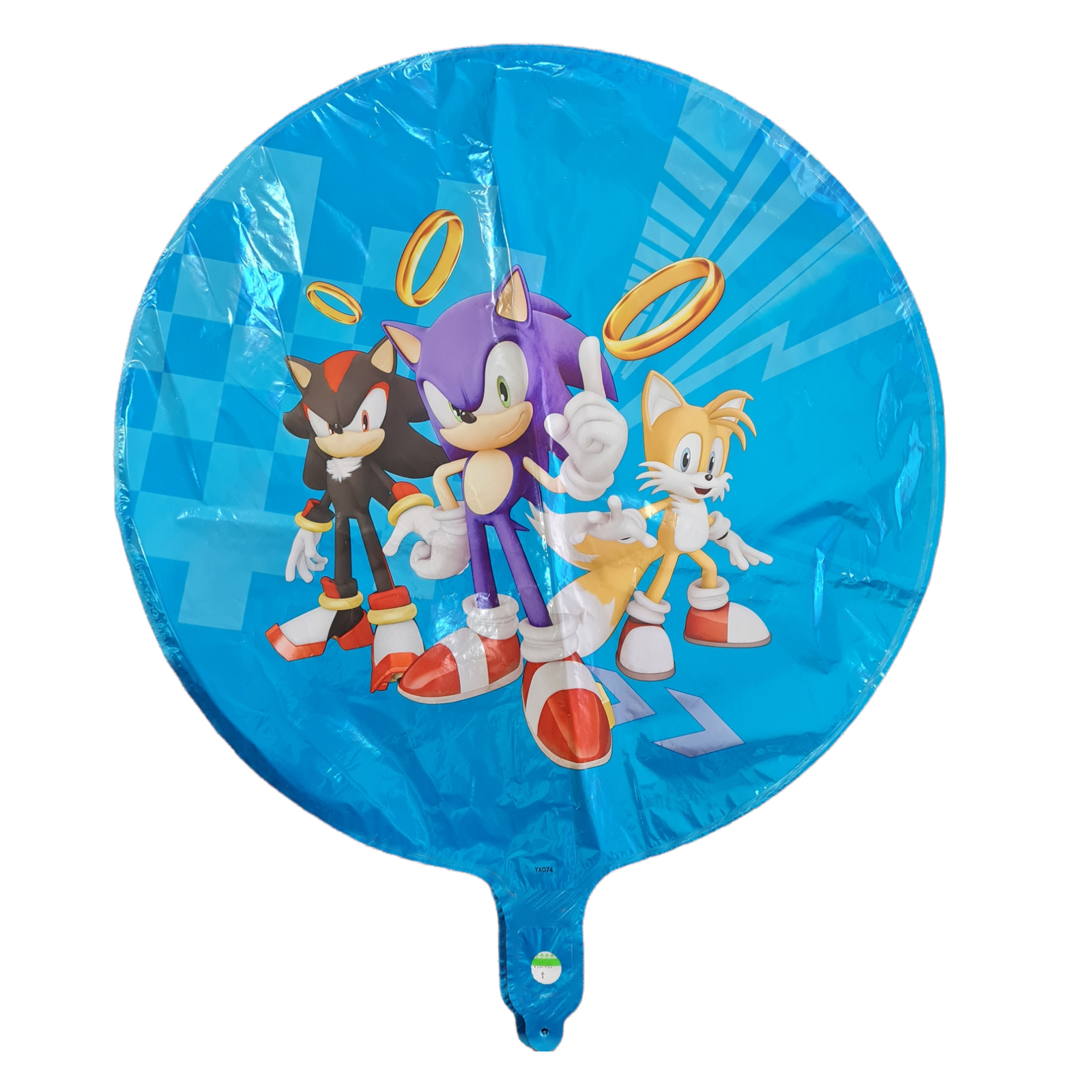 بادکنک مدل فویلی طرح سونیک