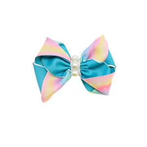 گیره مو زنانه مدل پاپیون مرواریدی