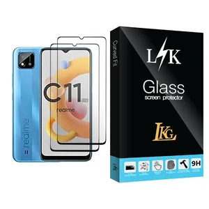 LKG LK Glass MIX002 Screen Protector For Realme C11 (2021) Pack Of 2