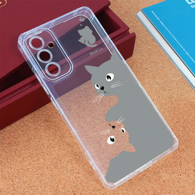 کاور طرح Cat مناسب برای گوشی موبایل سامسونگ Galaxy A54
