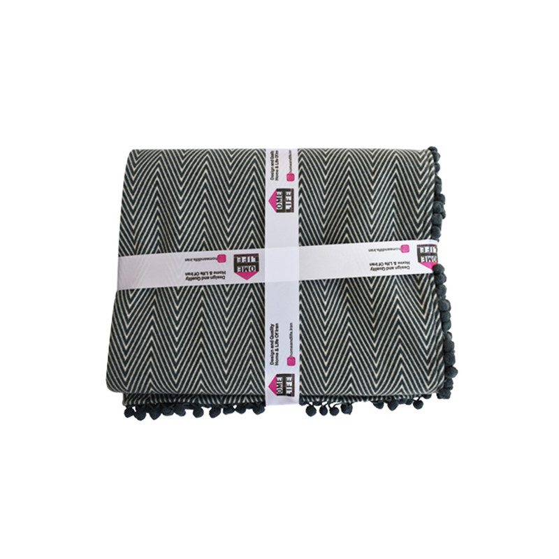 شال مبل هوم اند لایف مدل مژان سایز 150x180 سانتی متر