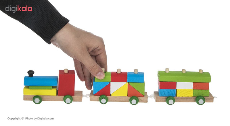 قطار بازی مدل BLOCKS TRAIN 63-686