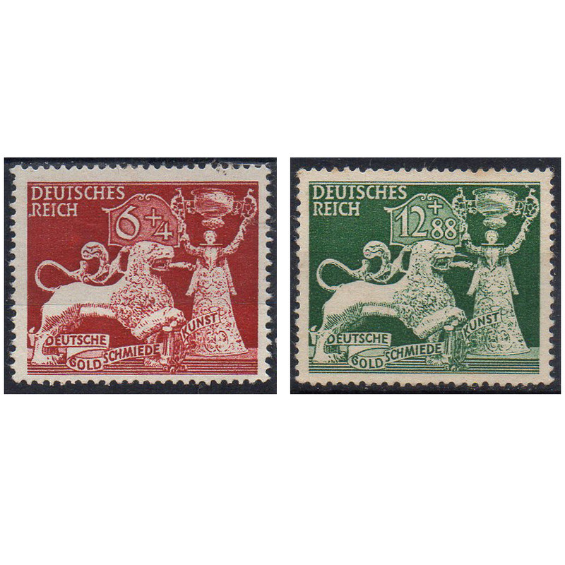 تمبر یادگاری مدل سری آلمان رایش مجموعه 2 عددی