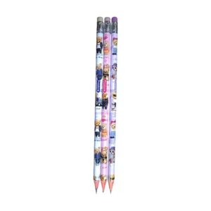 مداد مشکی پرودون مدل پاک کن دار طرح تدی بسته 3 عددی