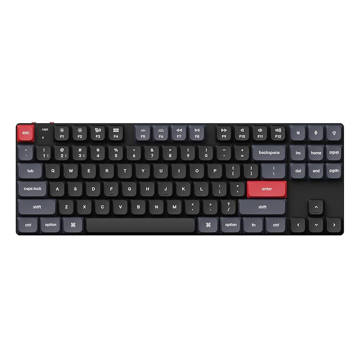 کیبورد مخصوص بازی کیکورن مدل K1 Pro RGB Red Switch