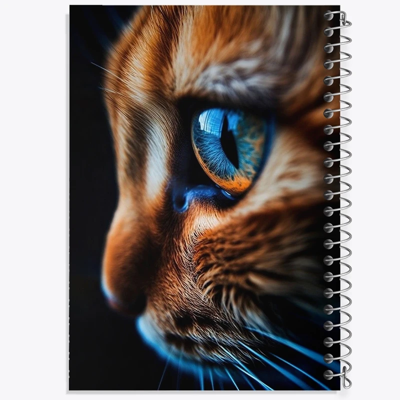 دفتر مشق 50 برگ خندالو طرح گربه (Cat) کد F981