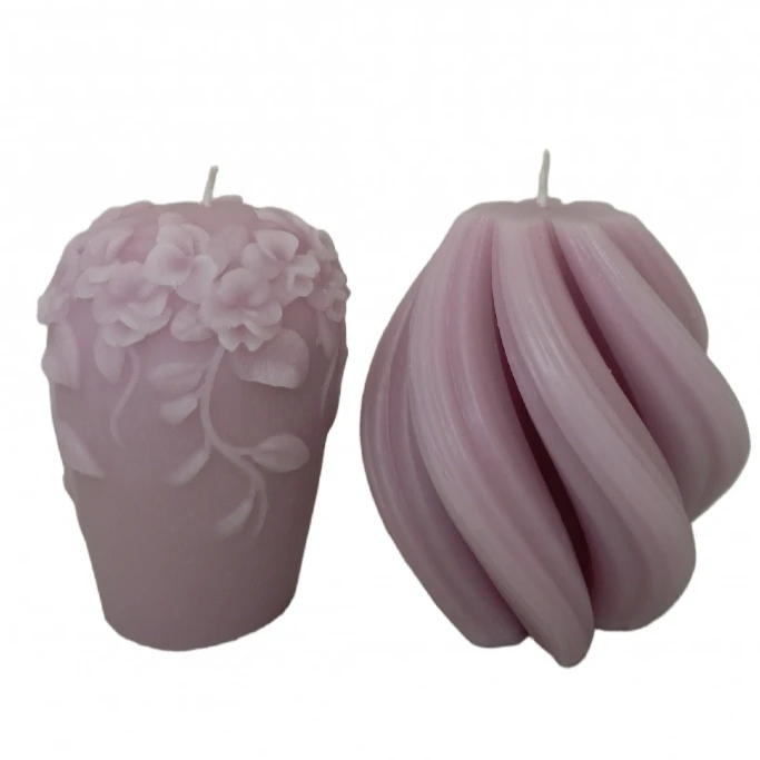 شمع دست ساز مدل گوی ساحلی و مارسلا مجموعه 2 عددی