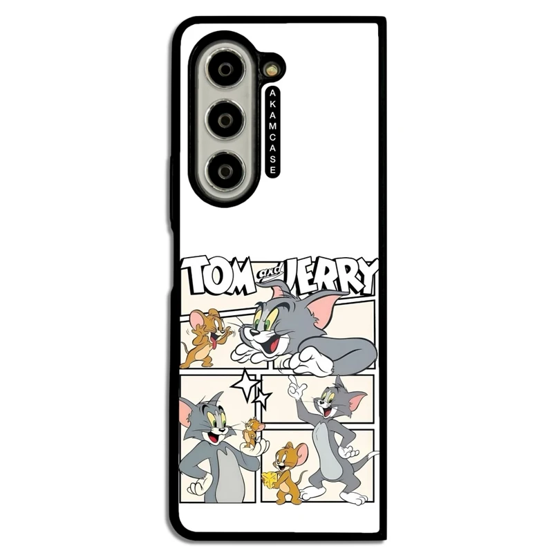 کاور آکام مدل AMC-WSGZFOLD5-TOM & JERRY1 مناسب برای گوشی موبایل سامسونگ Galaxy Z Fold 5
