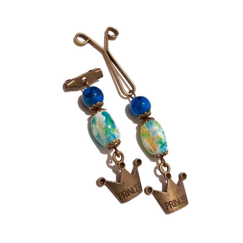 ست گیره روسری و سنجاق سینه زنانه مدل PM024