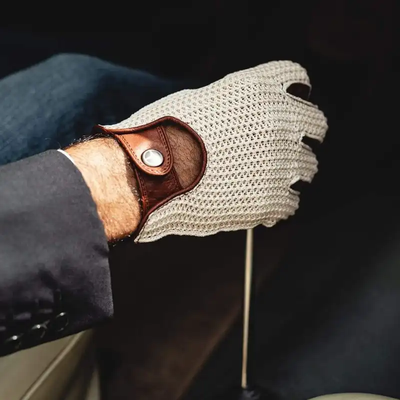 دستکش مدل چرم_بافت DG36