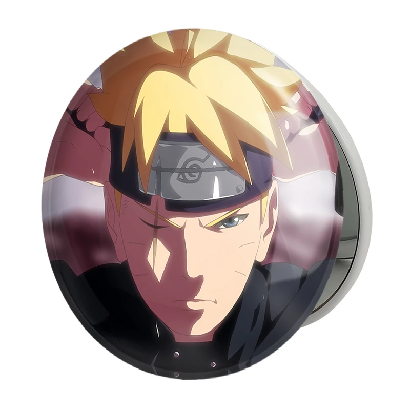 آینه جیبی خندالو طرح بوروتو اوزوماکی انیمه بوروتو Boruto مدل تاشو کد 13132 