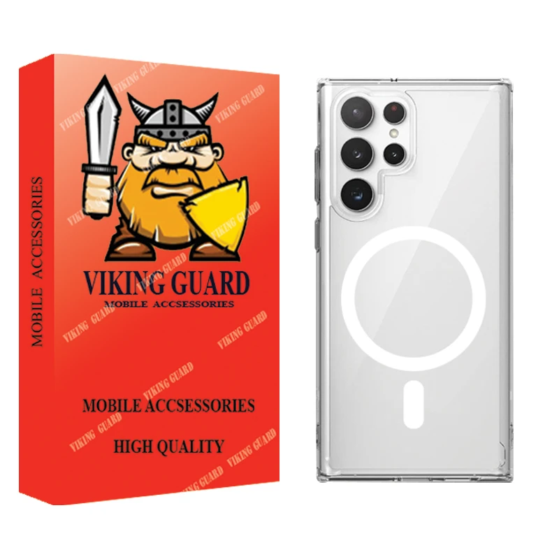 کاور وایکینگ قاب مدل مگ سیف مناسب برای گوشی موبایل سامسونگ Galaxy S24 Ultra