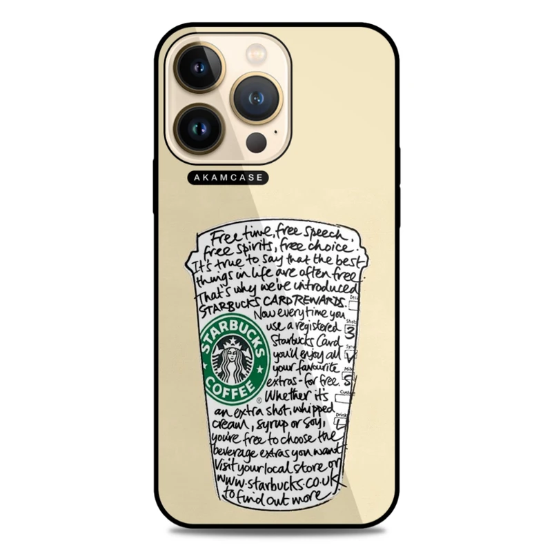 کاور آکام مدل AMCWA13PRO-STARBUCKS14 مناسب برای گوشی موبایل اپل iPhone 13 Pro  