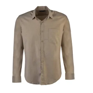 پیراهن آستین بلند یقه برگردان مردانه مدل MDSS-CH2989