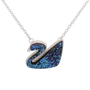 گردنبند نقره زنانه سواروسکی مدل قو کد N3055