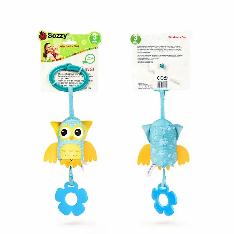 آویز تخت کودک سوزی مدل WLTH21-241 طرح جغد