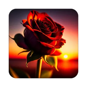 زیر لیوانی کاکتی طرح گل مدل mp18666