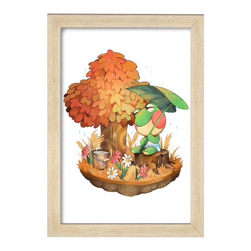 تابلو خندالو مدل بازی انیمال کراسینگ (Animal Crossing) کد 32638