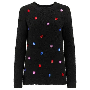 پلیور یقه گرد زنانه مدل ۲۲۶۶