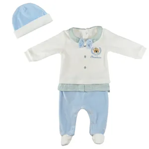 ست سرهمی و کلاه نوزادی پوشیران کد 5497 -2