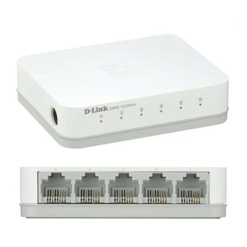 سوییچ دسکتاپ 5 پورت گیگابیتی دی-لینک مدل DGS-1005A