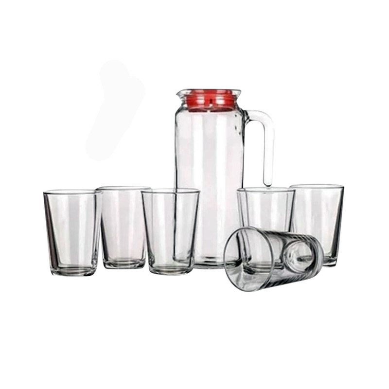 سرویس پارچ و لیوان 7 پارچه پاشاباغچه  کد 96396