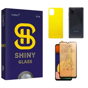 Atouchbo Shiny Matt Ceramics Screen Protector For samsung a31 With Back Protector