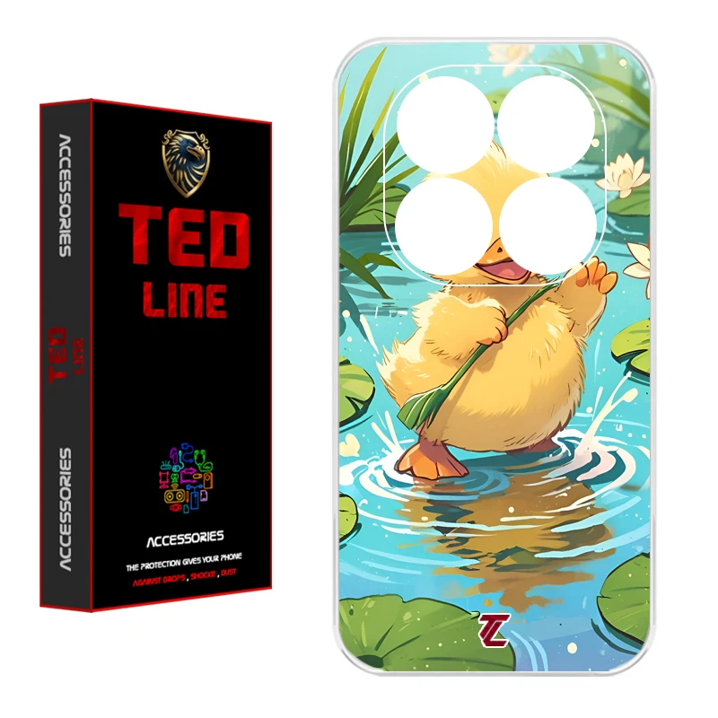 کاور تدلاین طرح اردک کد 1185 مناسب برای گوشی موبایل شیائومی Poco X7 / Redmi Note 14 Pro 4G