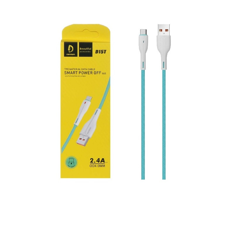 کابل تبدیل USB به USB-C دنمن مدل D15T طول 1 متر