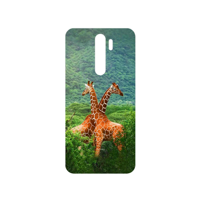 برچسب پوششی ماهوت مدل Giraffe مناسب برای گوشی موبایل شیائومی Redmi Note 8 Pro