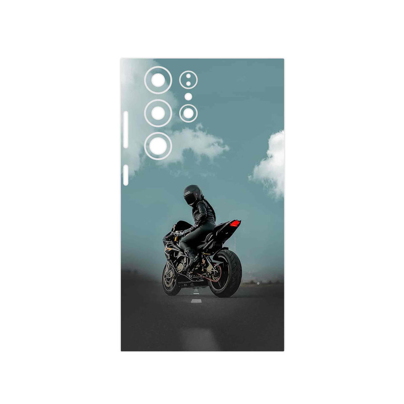 برچسب پوششی ماهوت مدل Motorcycling مناسب برای گوشی موبایل سامسونگ Galaxy S23 Ultra