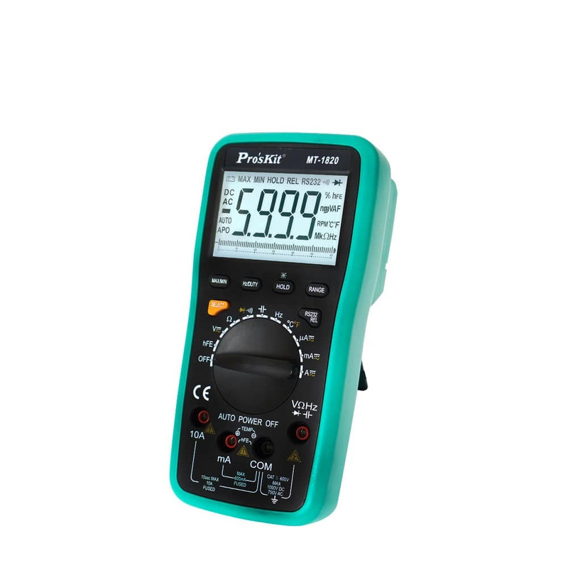 مولتی متر دیجیتال پروسکیت مدل MT-1820
