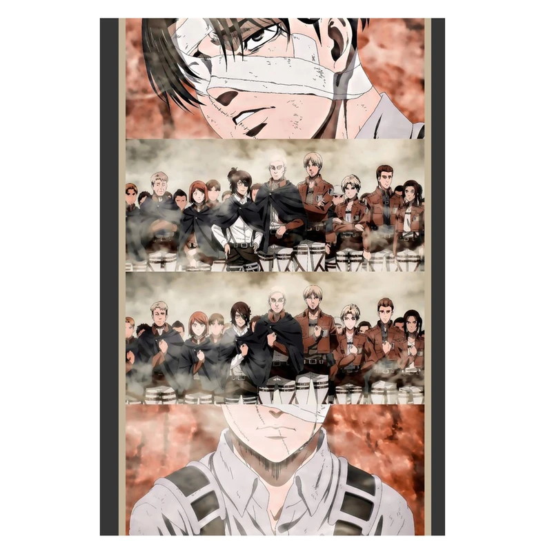 پوستر مدل لیوای اکرمن Levi ackreman طرح انیمه Attack on titan کد 418