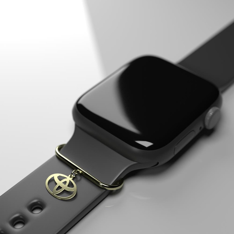 آویز ساعت طلا 18 عیار زنانه مدوپد کد SK1-1810