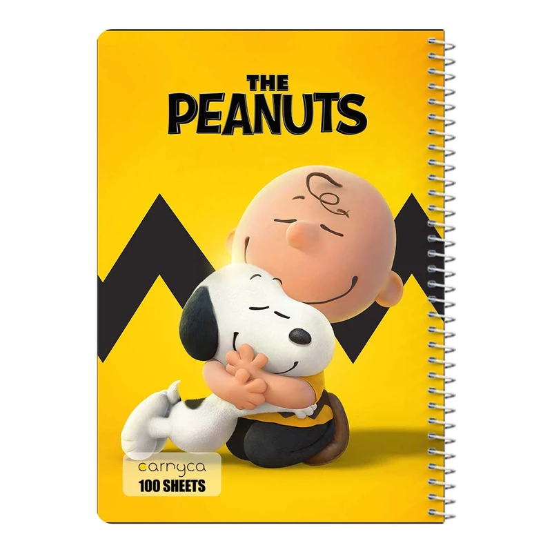 دفتر مشق 100 برگ سیمی کارنیکا طرح فیلم بادام زمینی ها The Peanuts کد 79231