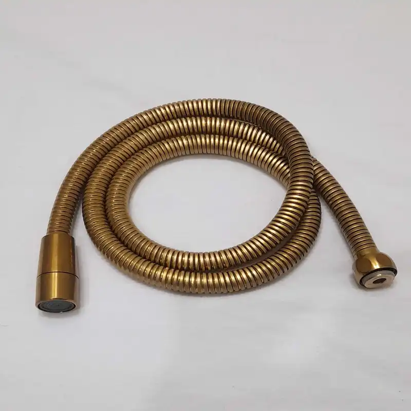 شلنگ توالت مدل ریزبافت تمام برنجی کد 5