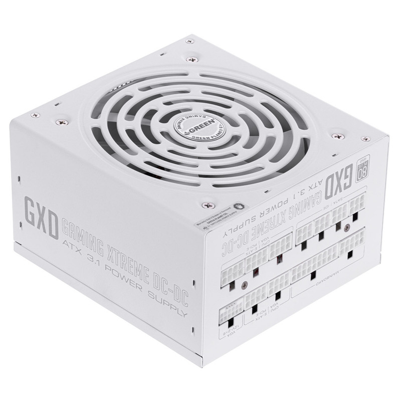 منبع تغذیه کامپیوتر 1200W وات گرین مدل GP1200B-GXD White (ATX 3.1)