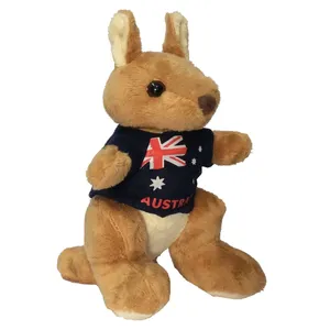 عروسک طرح کانگرو مدل Australia Dressed کد SZ5/403 ارتفاع 21 سانتی‌متر