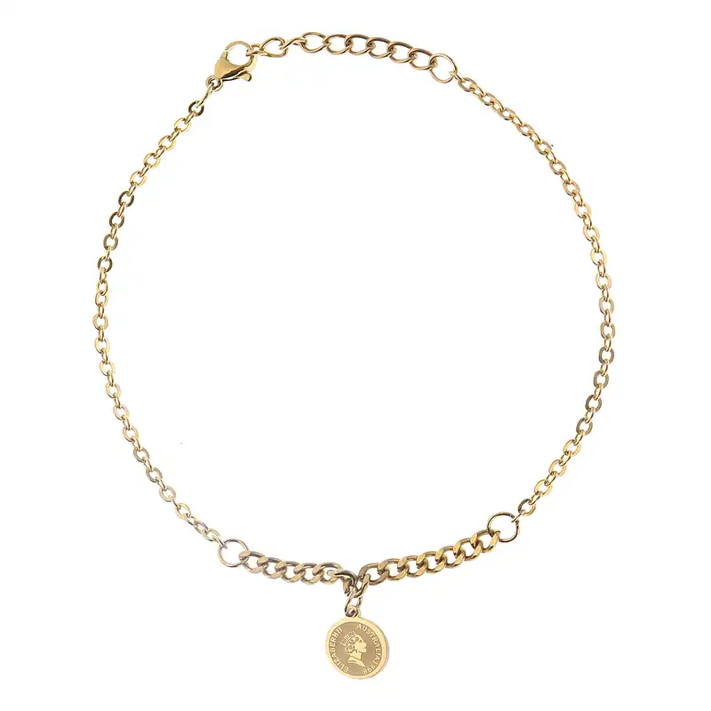 پابند زنانه مدل زنجیری آویز سکه