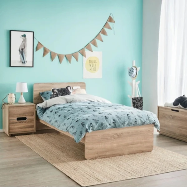 تخت خواب ام دی اف یک نفره مدل P-90 سایز 200×90 سانتی متر 