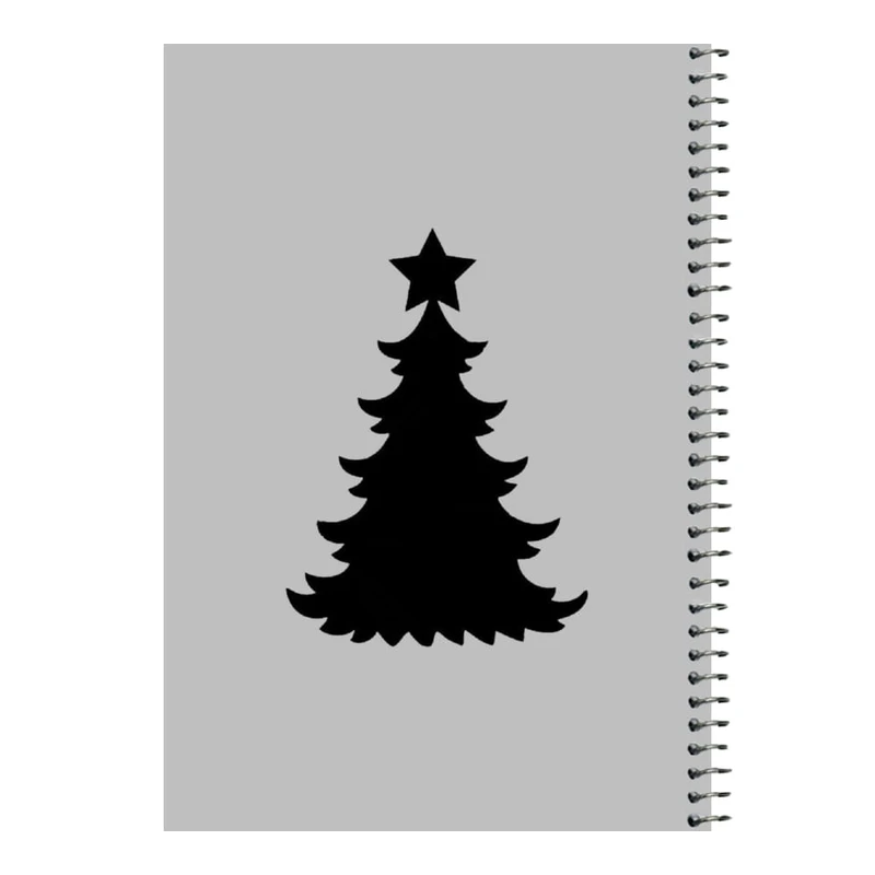 دفتر مشق 80 برگ اس جی مدل درخت کریسمس   