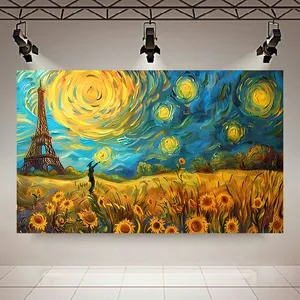 پوستر دیواری طرح ونگوگ مدل مزرعه کد AR305671