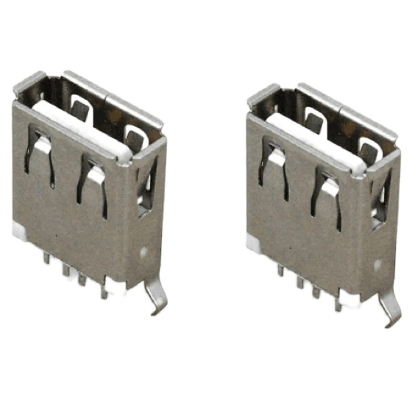 کانکتور مادگی USB A مدل ایستاده بسته دو عددی