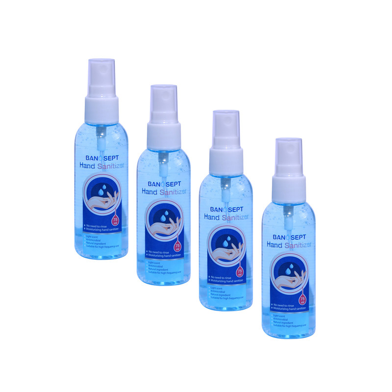 اسپری ضدعفونی کننده دست بانوسپت مدل BS-P4 حجم 75 میلی لیتر بسته 4 عددی