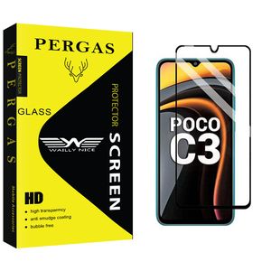 نقد و بررسی محافظ صفحه نمایش شیشه ای وایلی نایس مدل Pergas Glass مناسب برای گوشی موبایل شیایومی Poco C3 توسط خریداران
