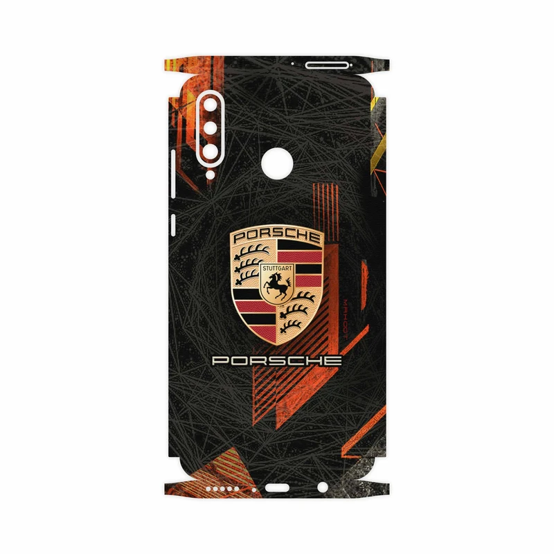 برچسب پوششی ماهوت مدل Porsche-Logo-FullSkin مناسب برای گوشی موبایل هوآوی P30 Lite (48 MP Camera)