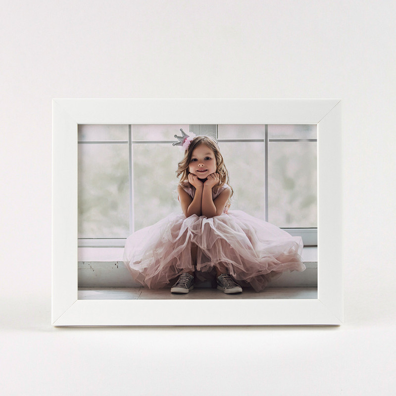 قاب عکس سالی وود مدل 215 کد FPWHT-22A-1520-101 سایز 16×21 سانتی متر