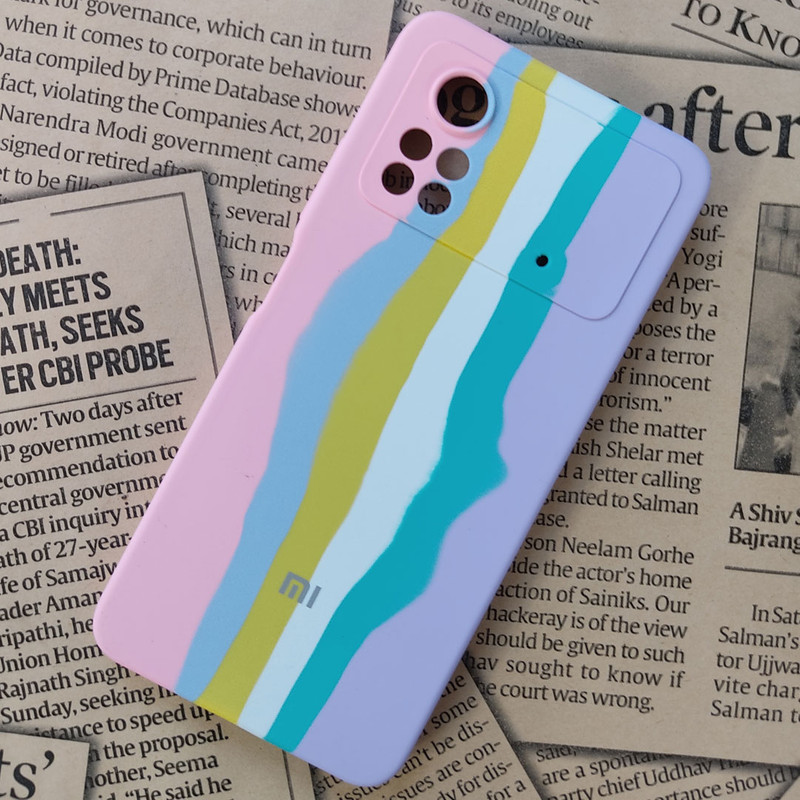 مشخصات، قیمت و خرید کاور آکوییلا مدل سیلیکونی رنگین کمانی 1 مناسب برای گوشی موبایل شیائومی Poco 0063