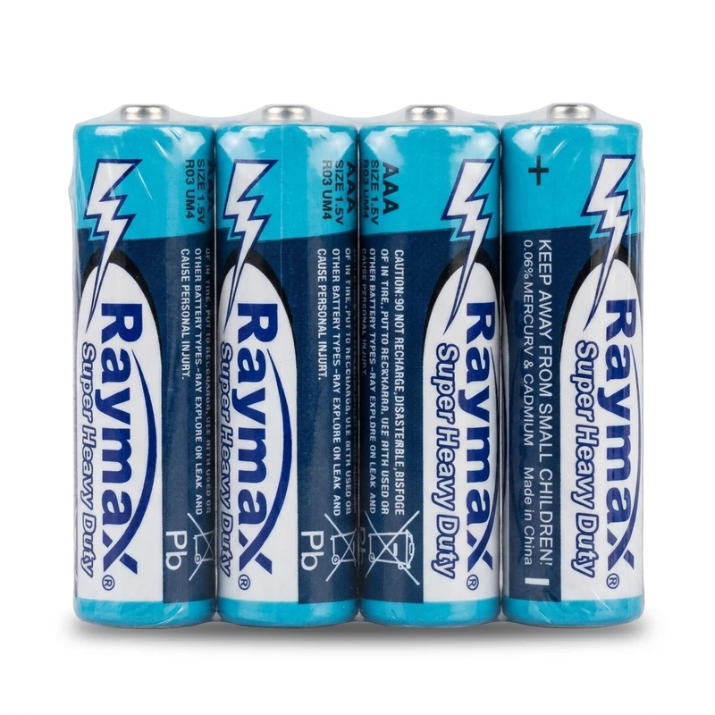 باتری قلمی رایمکس مدل Super Heavy Duty بسته 4 عددی