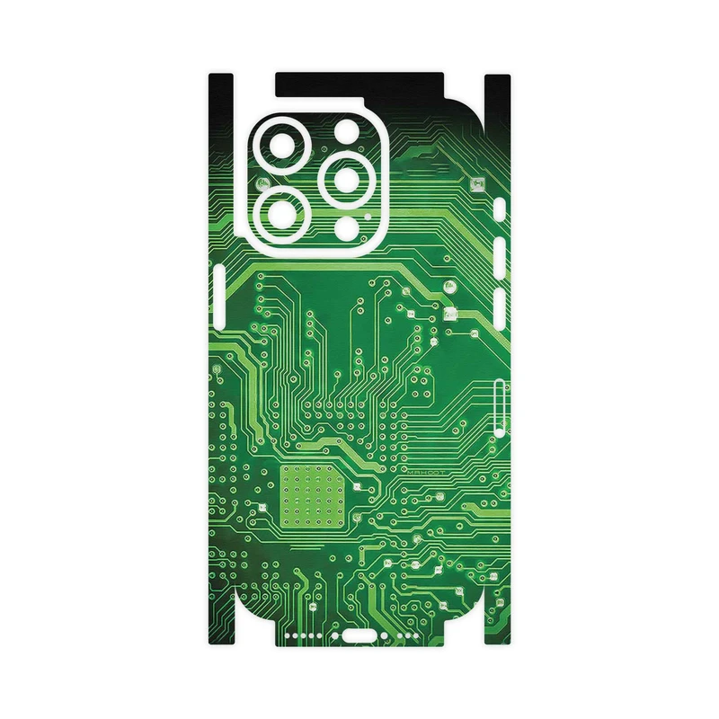 برچسب پوششی ماهوت مدل Green_Printed_Circuit_Board-FullSkin مناسب برای گوشی موبایل اپل iPhone 15 Pro